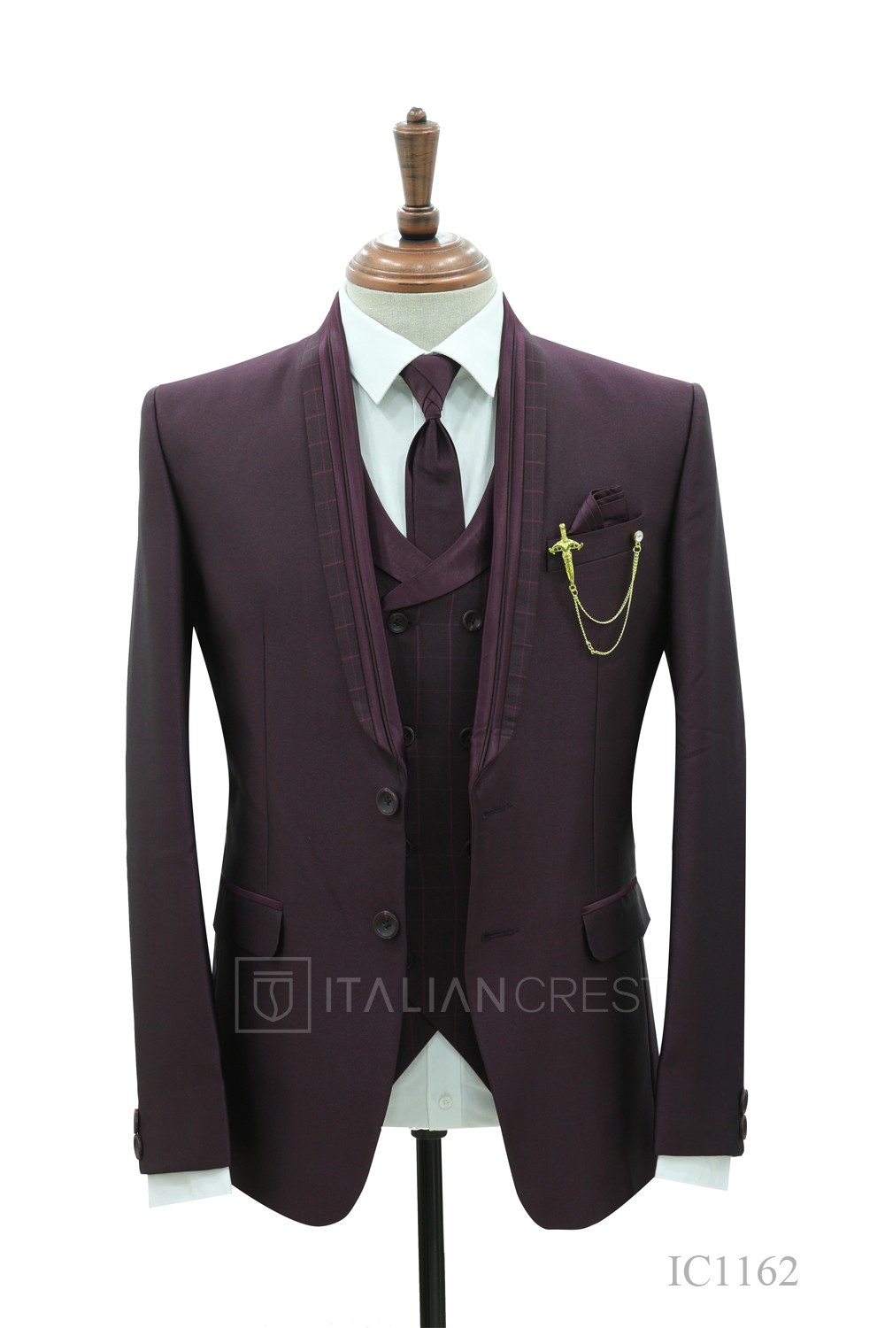 IC1162-5PC WEDDING SUITS