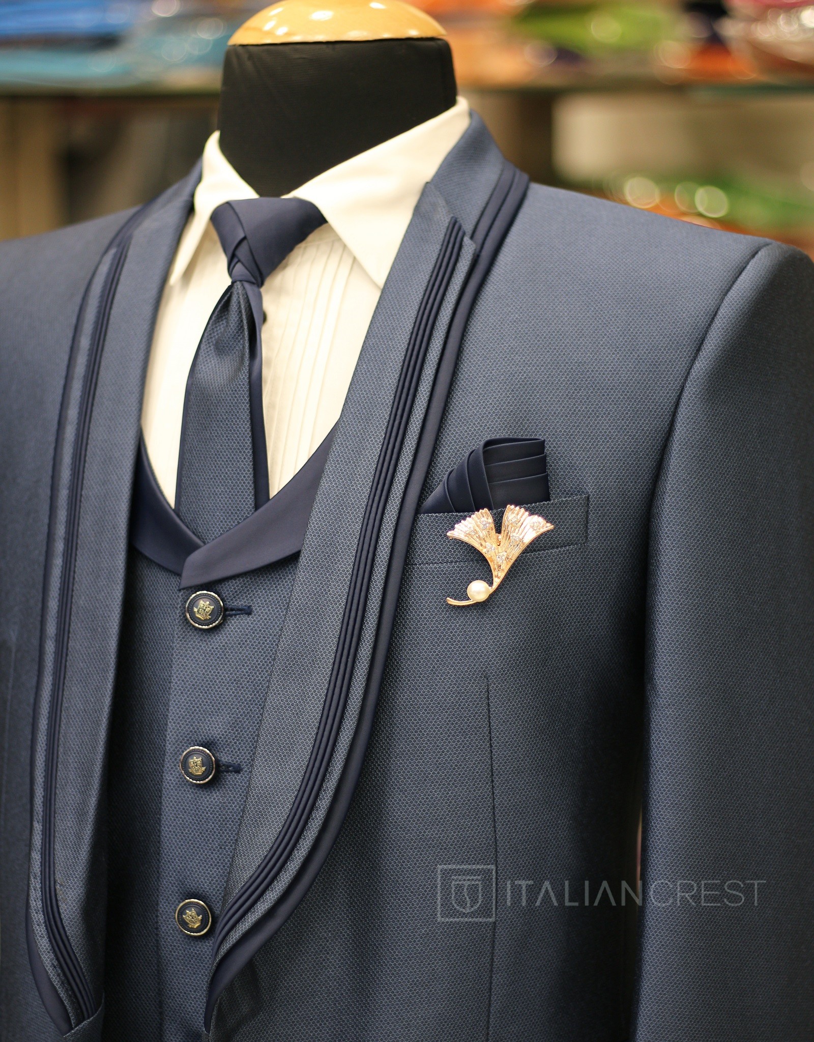 IC1191-5PC WEDDING SUITS