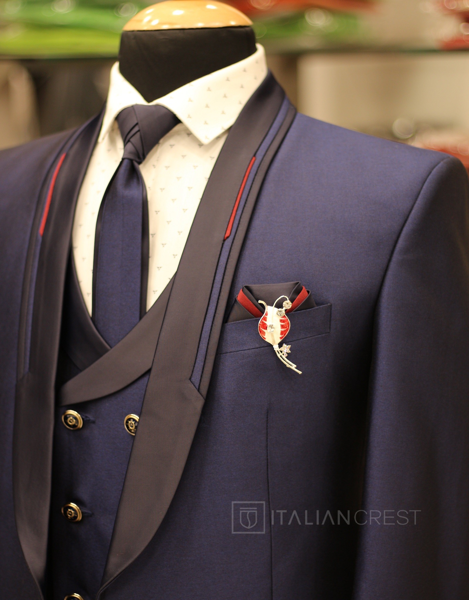 IC1195-5PC WEDDING SUITS