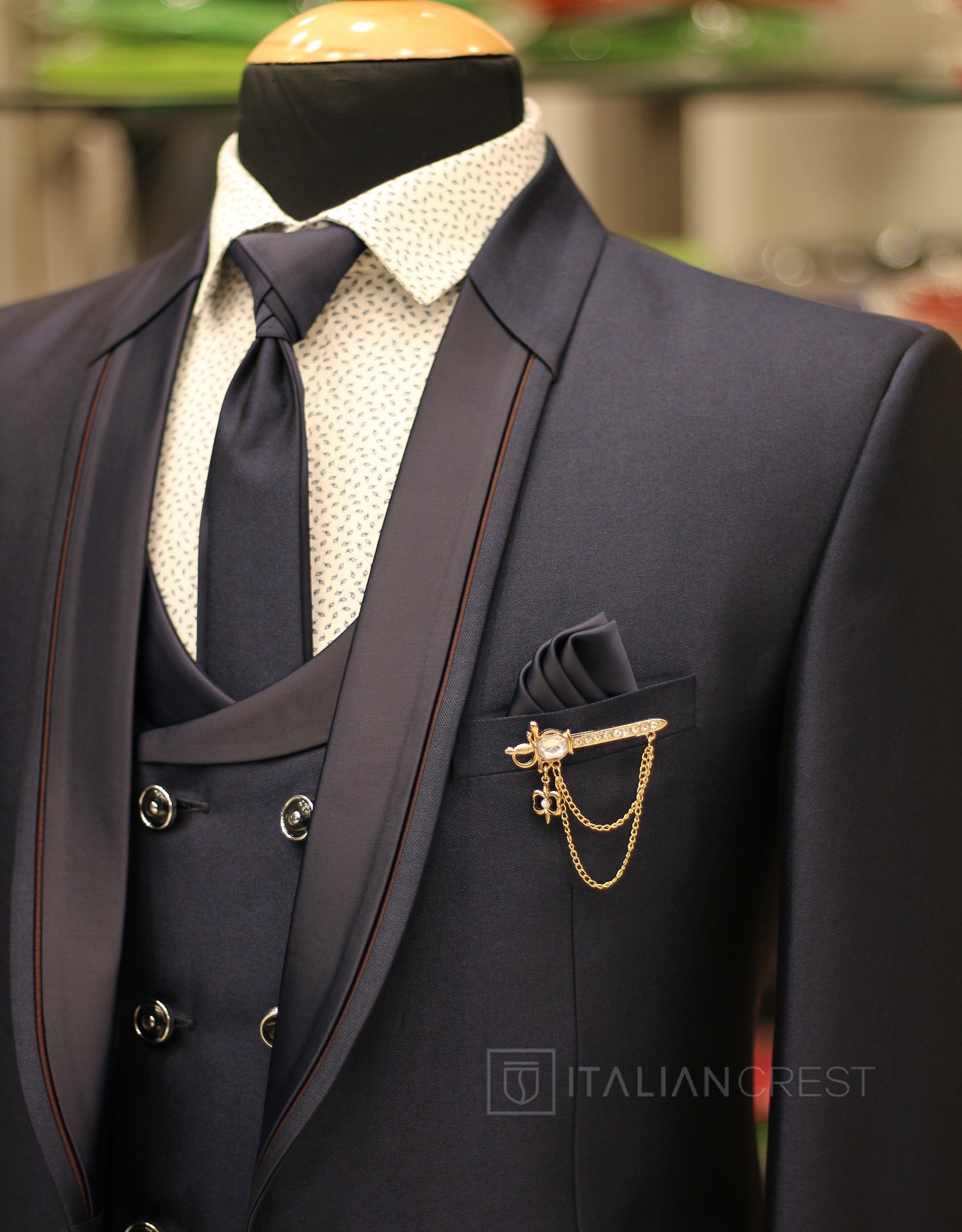 IC1198-5PC WEDDING SUITS