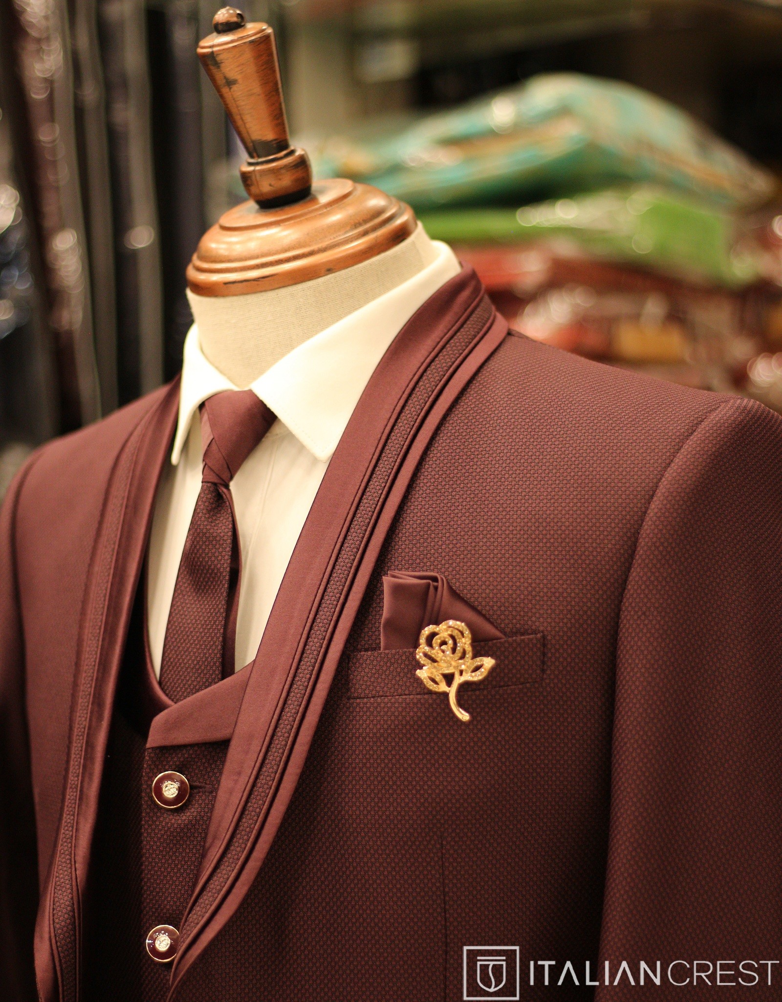 IC1218-5PC WEDDING SUITS