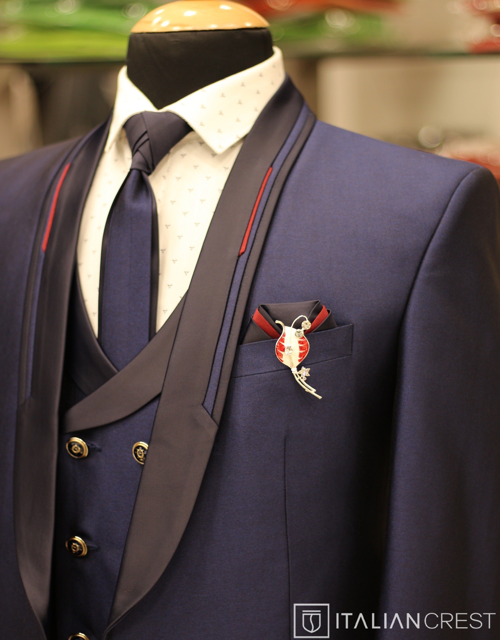 IC1222-5PC WEDDING SUITS