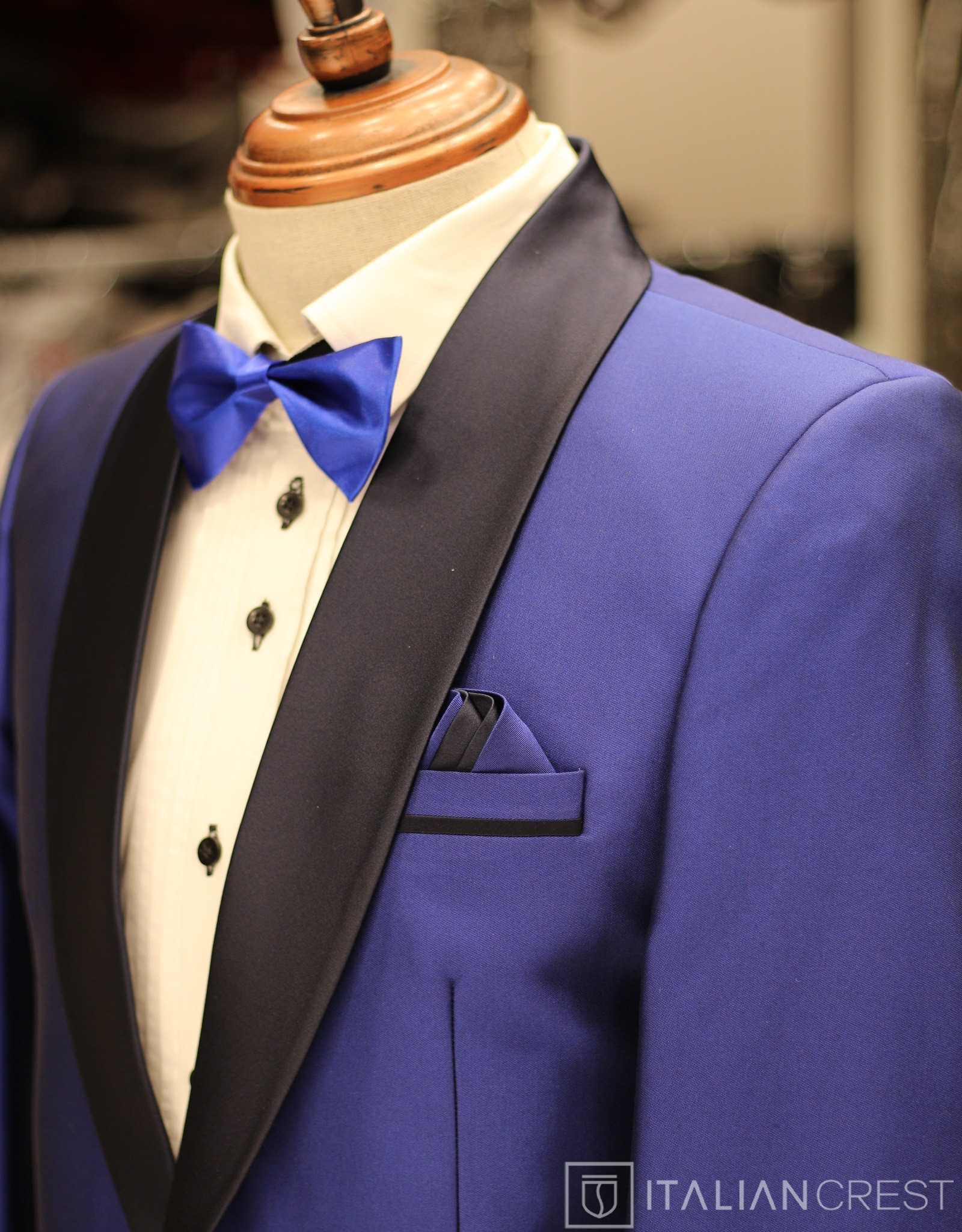 Royal blue and gold tuxedo online