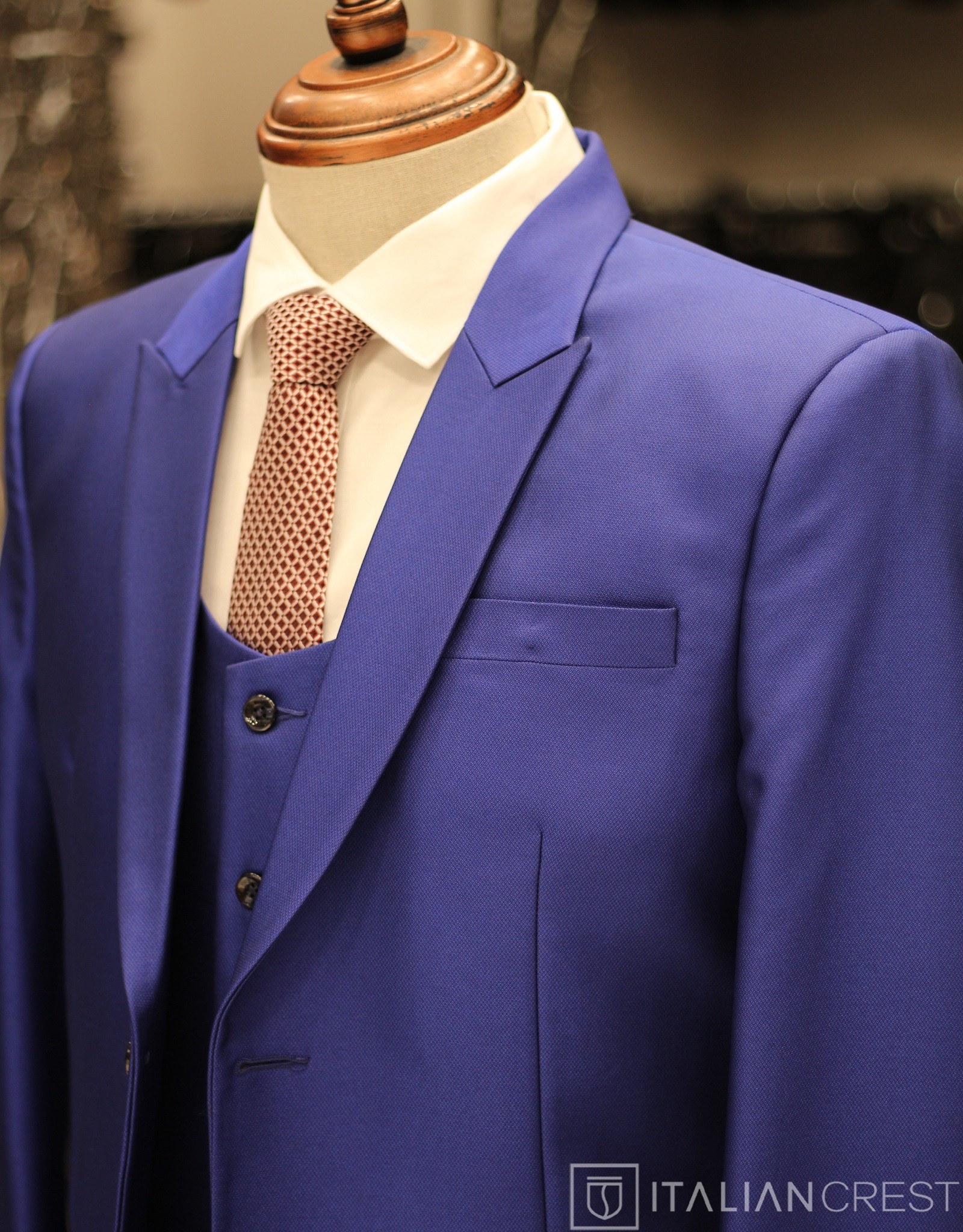 IC17298-3PC PEAK LAPEL SUITS