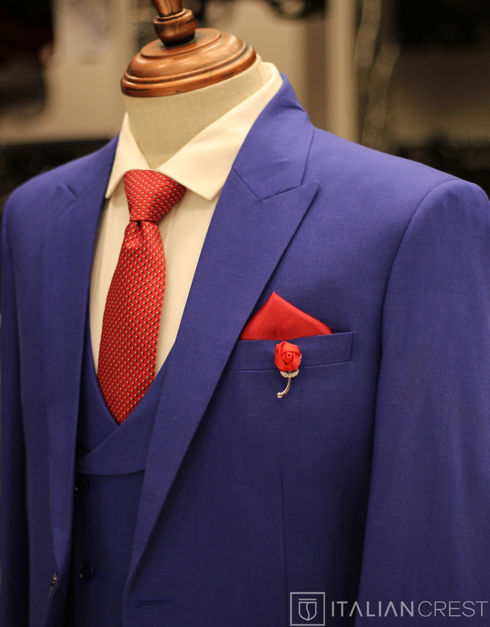IC17663-3PC PEAK LAPEL SUITS
