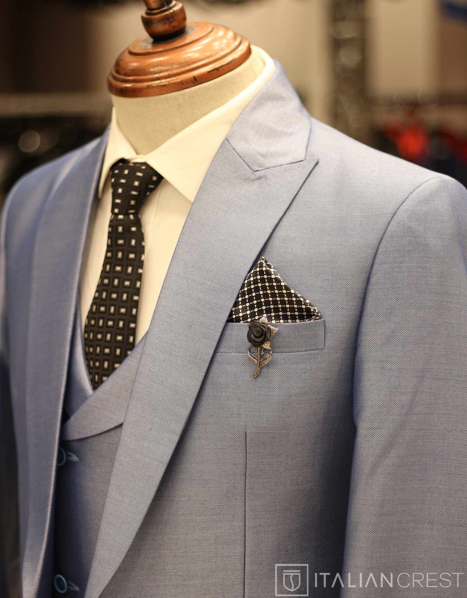 IC17670-3PC PEAK LAPEL SUITS