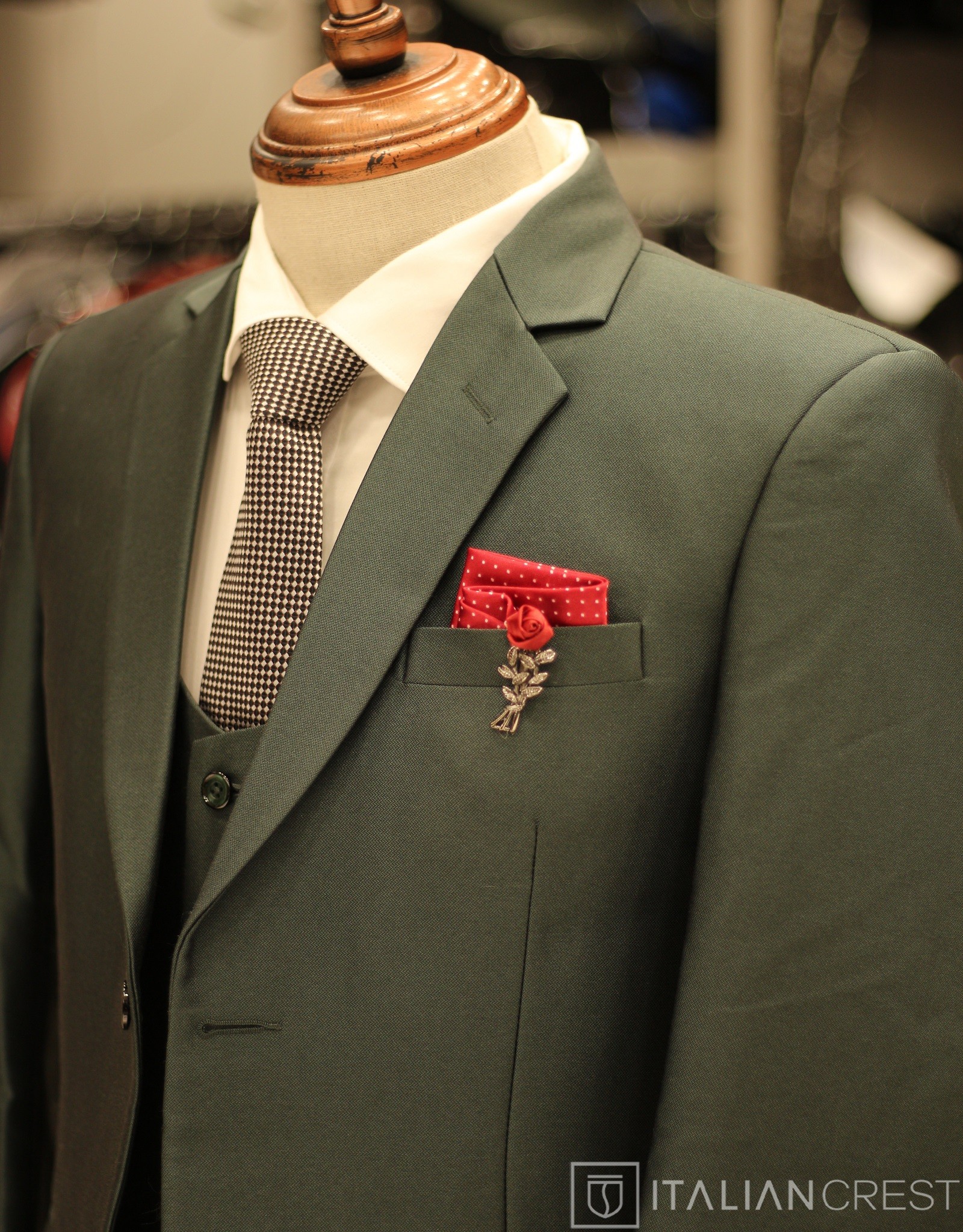 IC17955-3PC NOTCH LAPEL SUITS