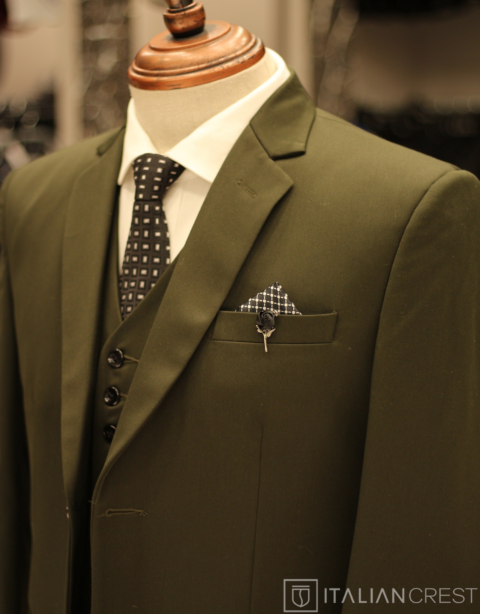 IC17964-3PC NOTCH LAPEL SUITS