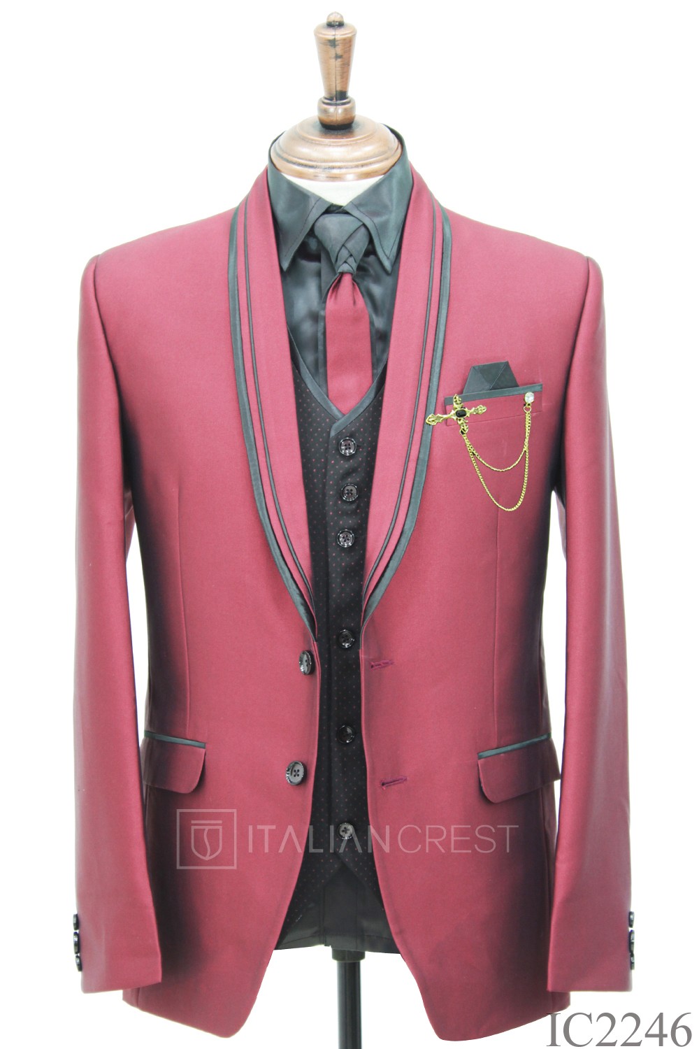 IC2246-5PC WEDDING SUITS