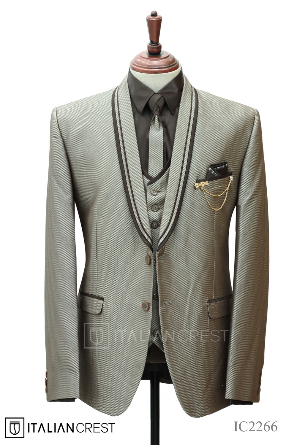 IC2266-5PC WEDDING SUITS