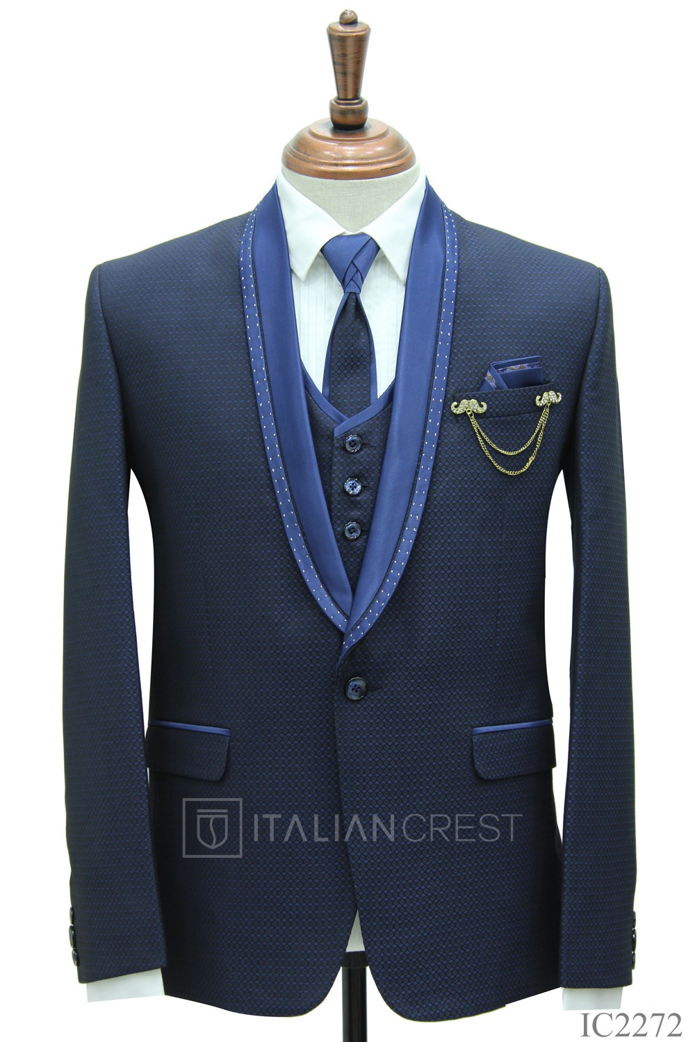 IC2272-5PC WEDDING SUITS