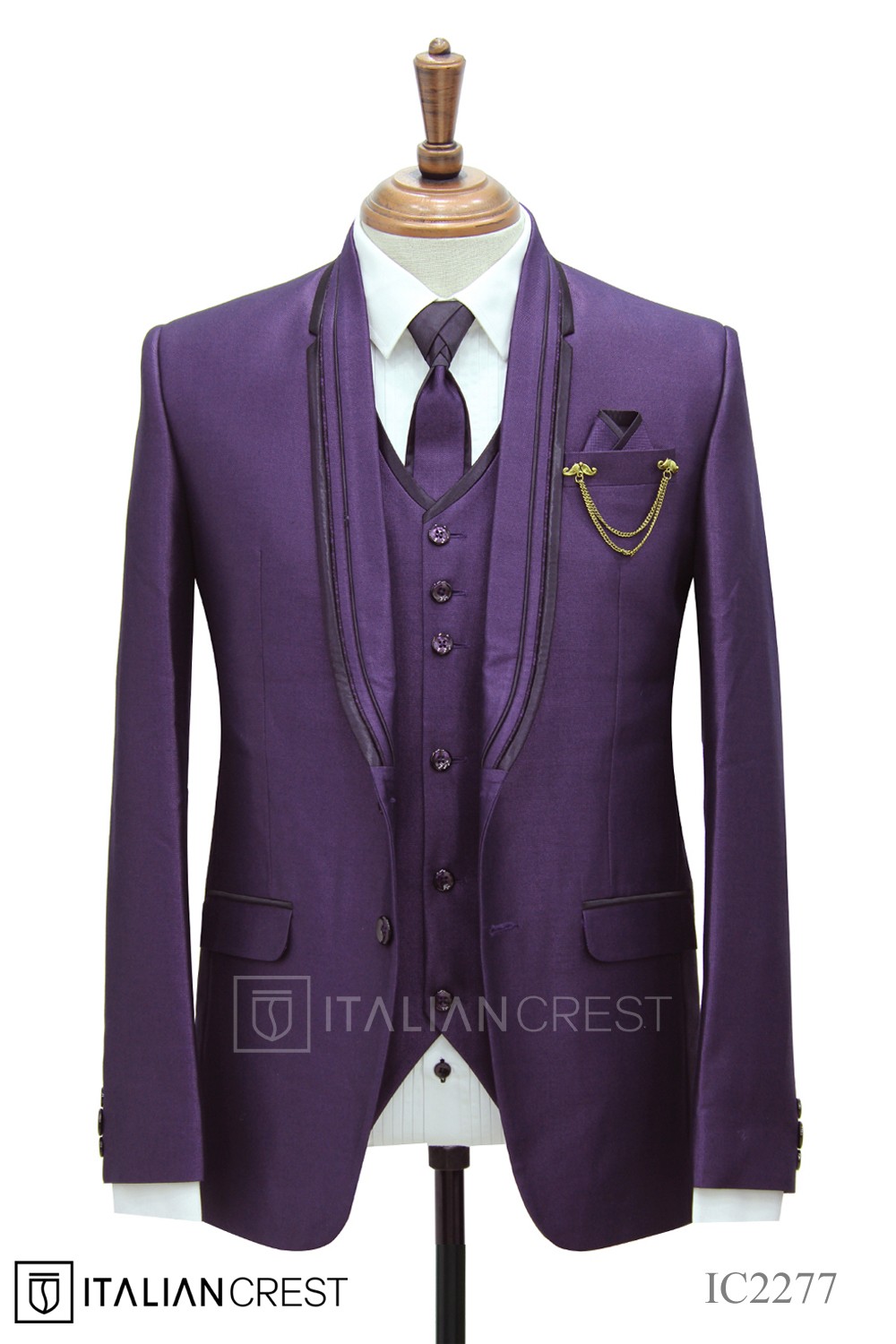 IC2277-5PC WEDDING SUITS