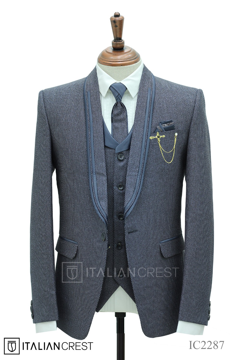 IC2287-5PC WEDDING SUITS