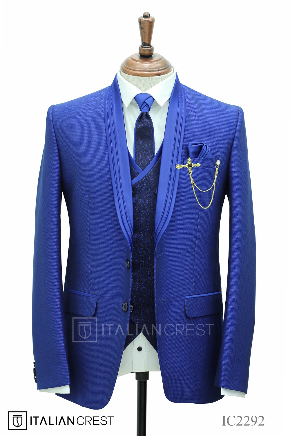 IC2292-5PC WEDDING SUITS
