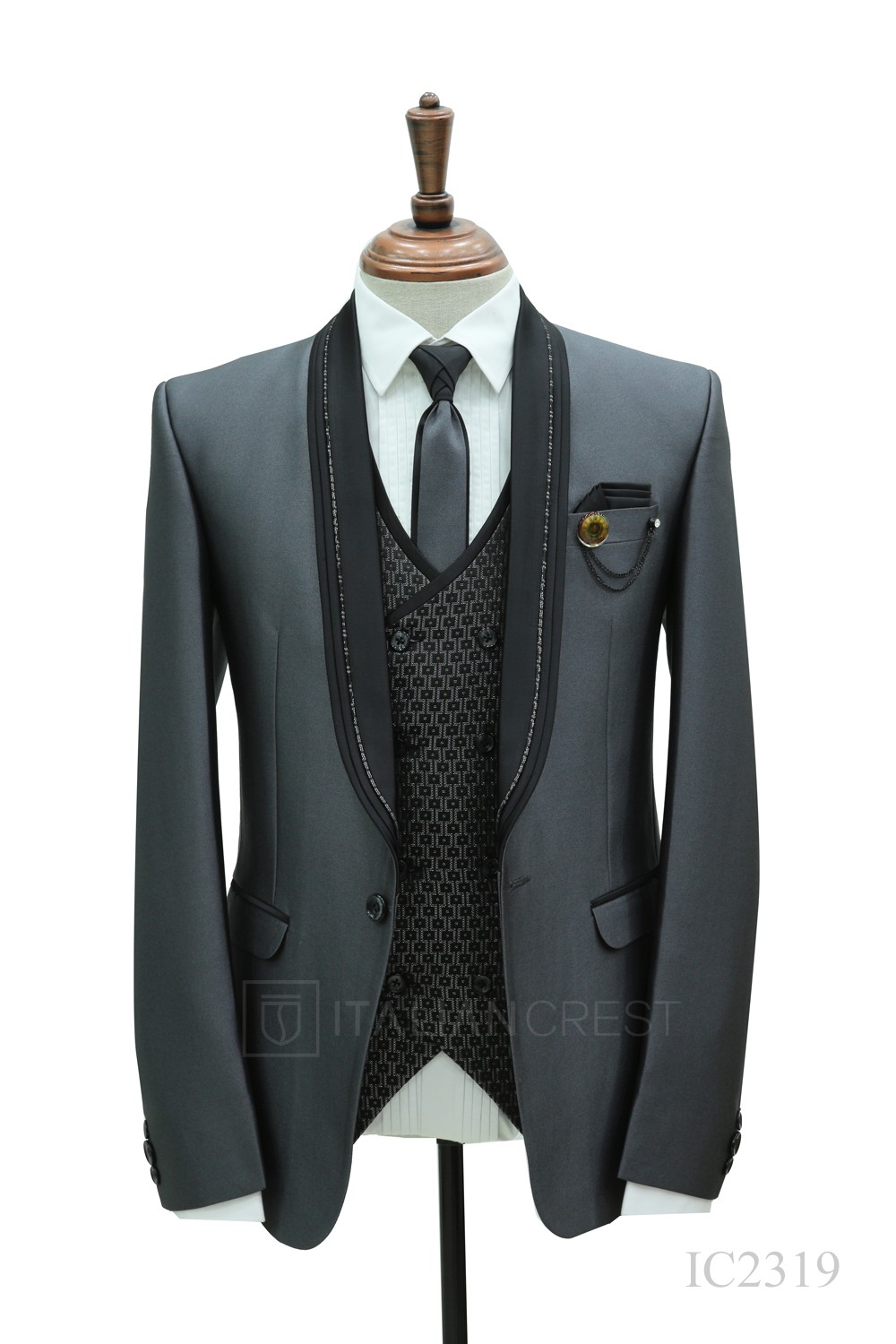 IC2319-5PC WEDDING SUITS