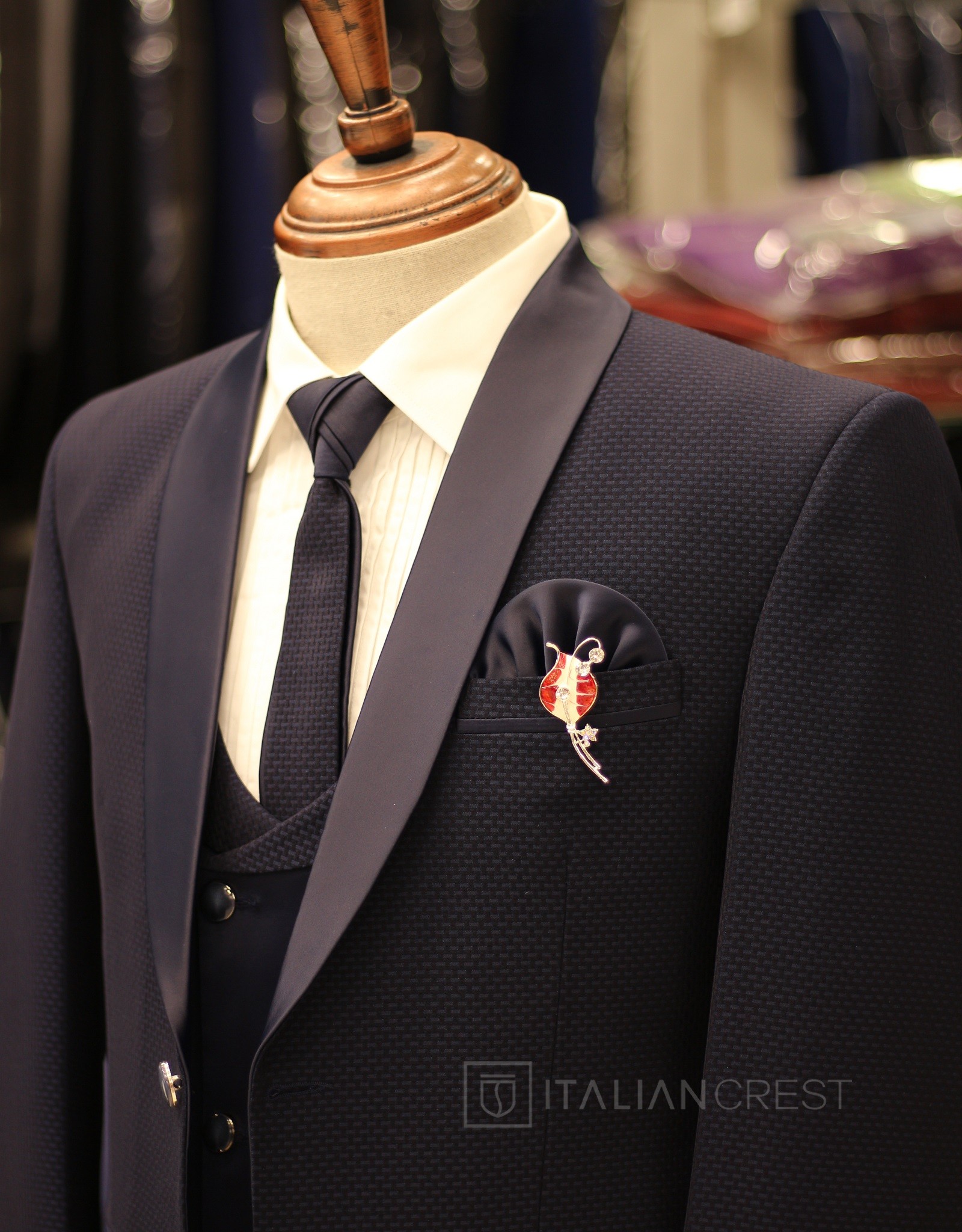 IC2537-5PC WEDDING SUITS