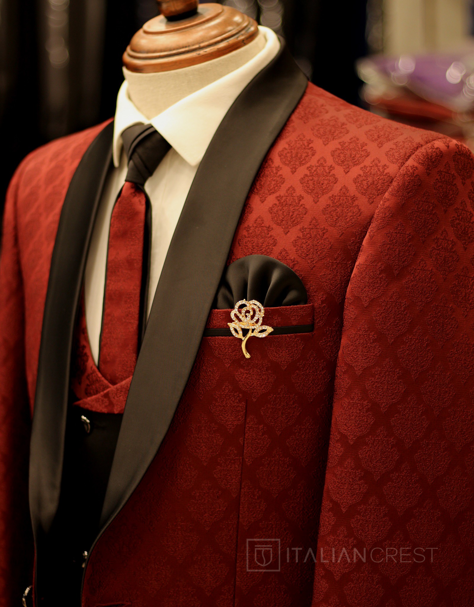 IC2542-5PC WEDDING SUITS