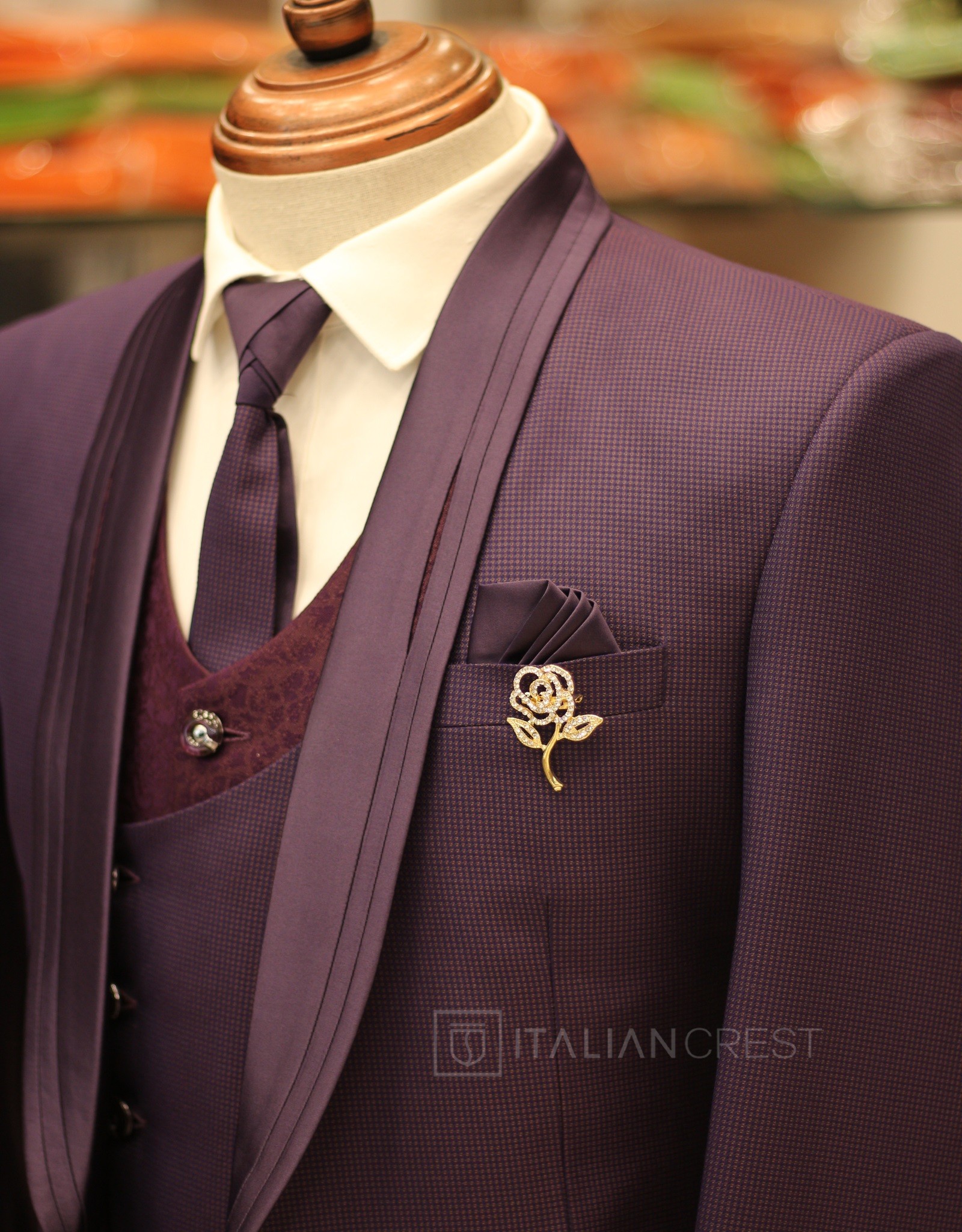 IC2708-5PC WEDDING SUITS