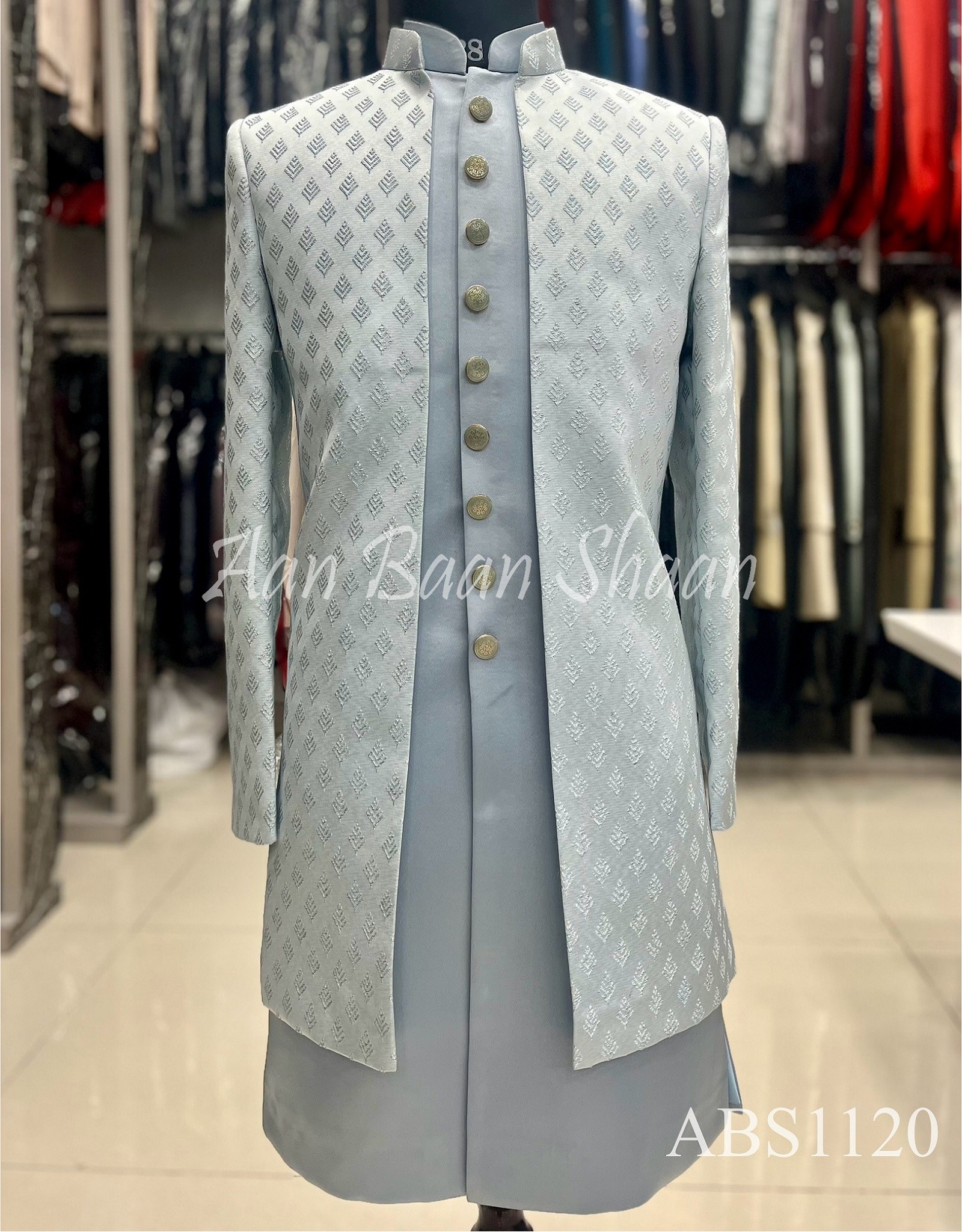 ABS1120-INDO WESTERN SET
