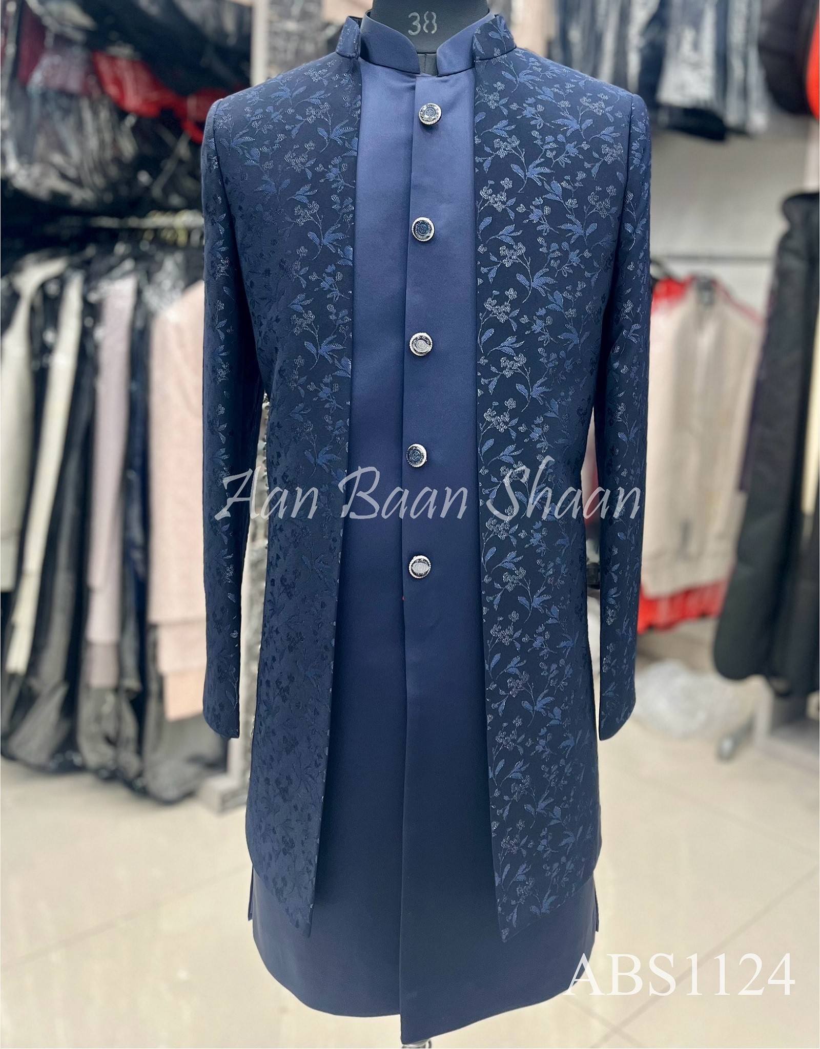 ABS1124-INDO WESTERN SET