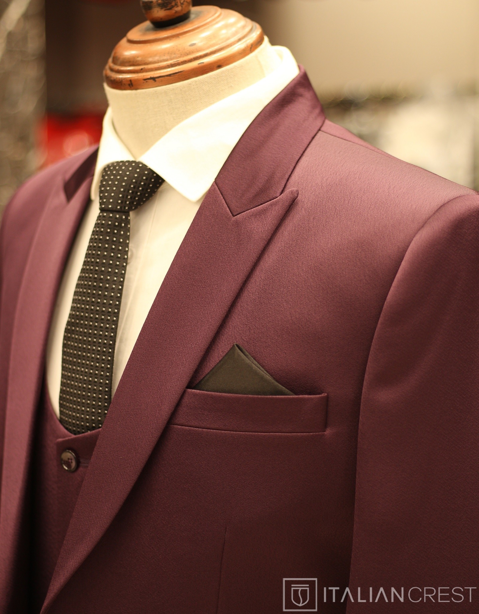 IC17538-3PC PEAK LAPEL SUITS