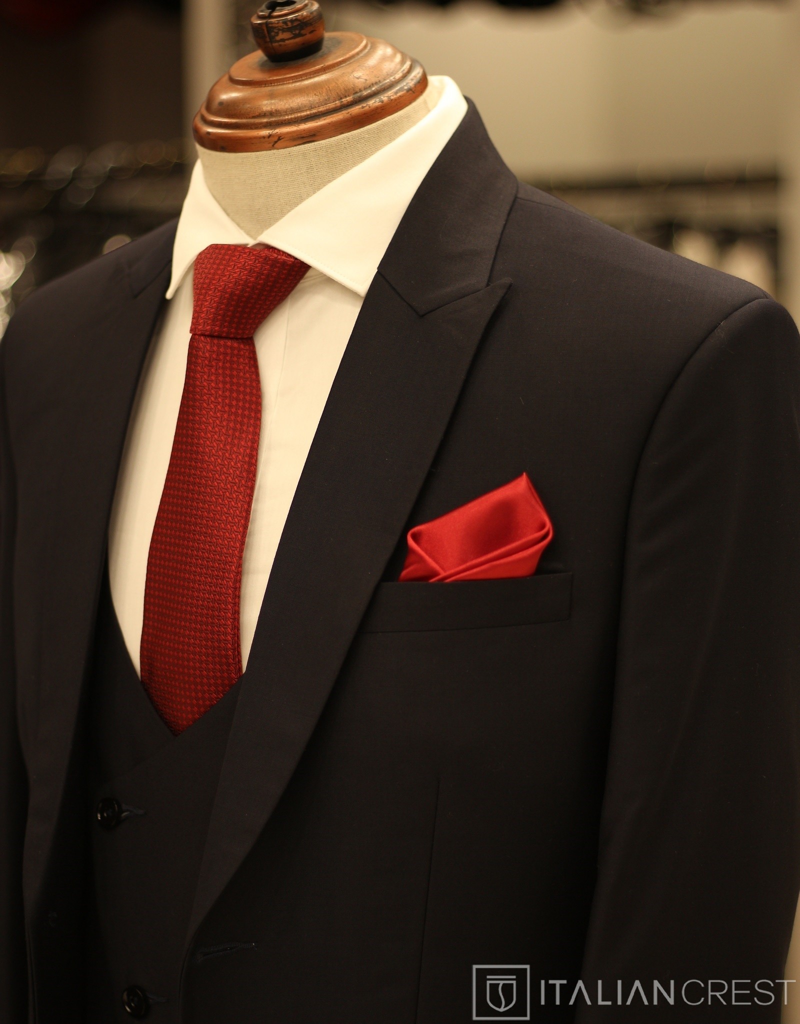 IC17547-3PC PEAK LAPEL SUITS