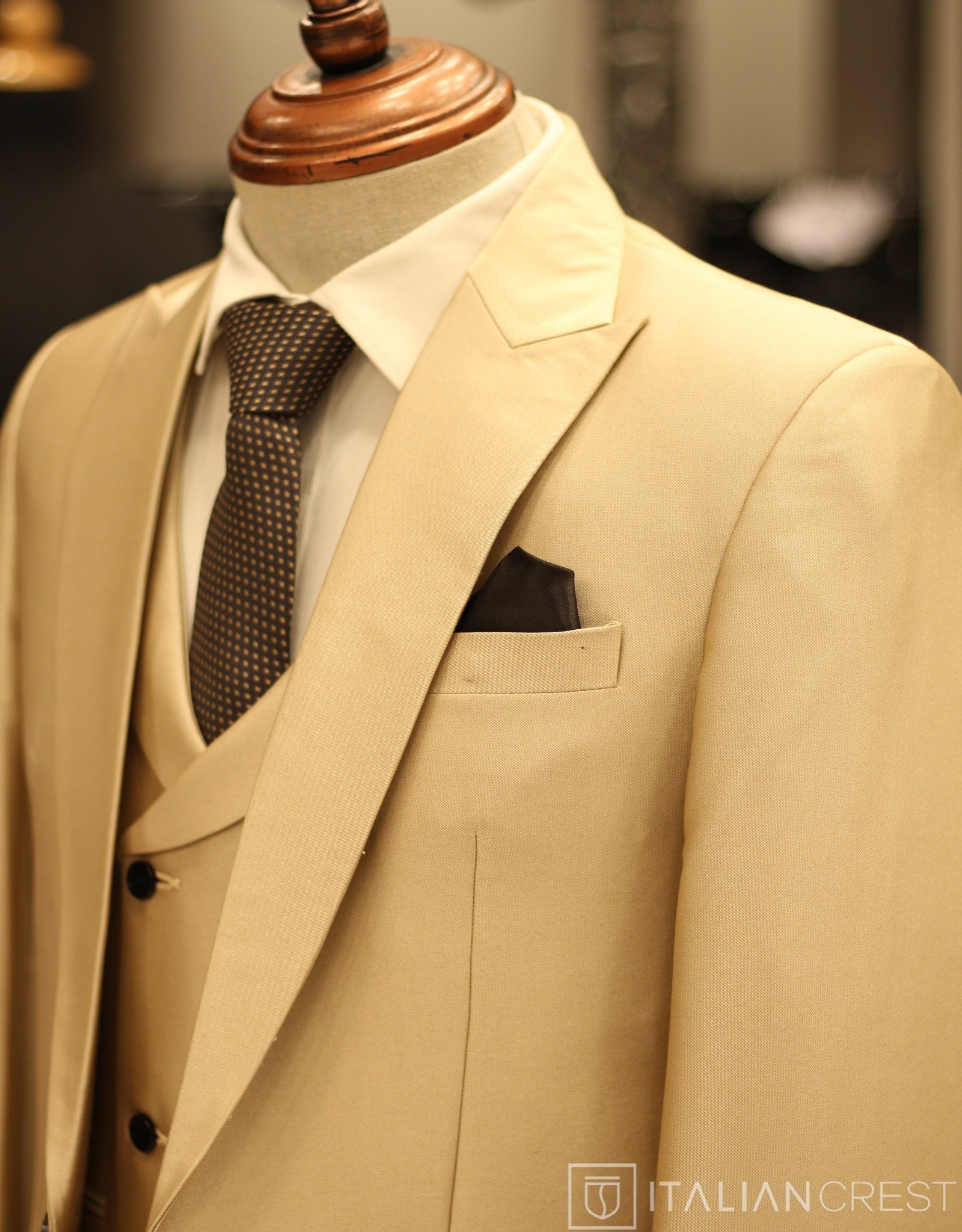 IC17671-3PC PEAK LAPEL SUITS
