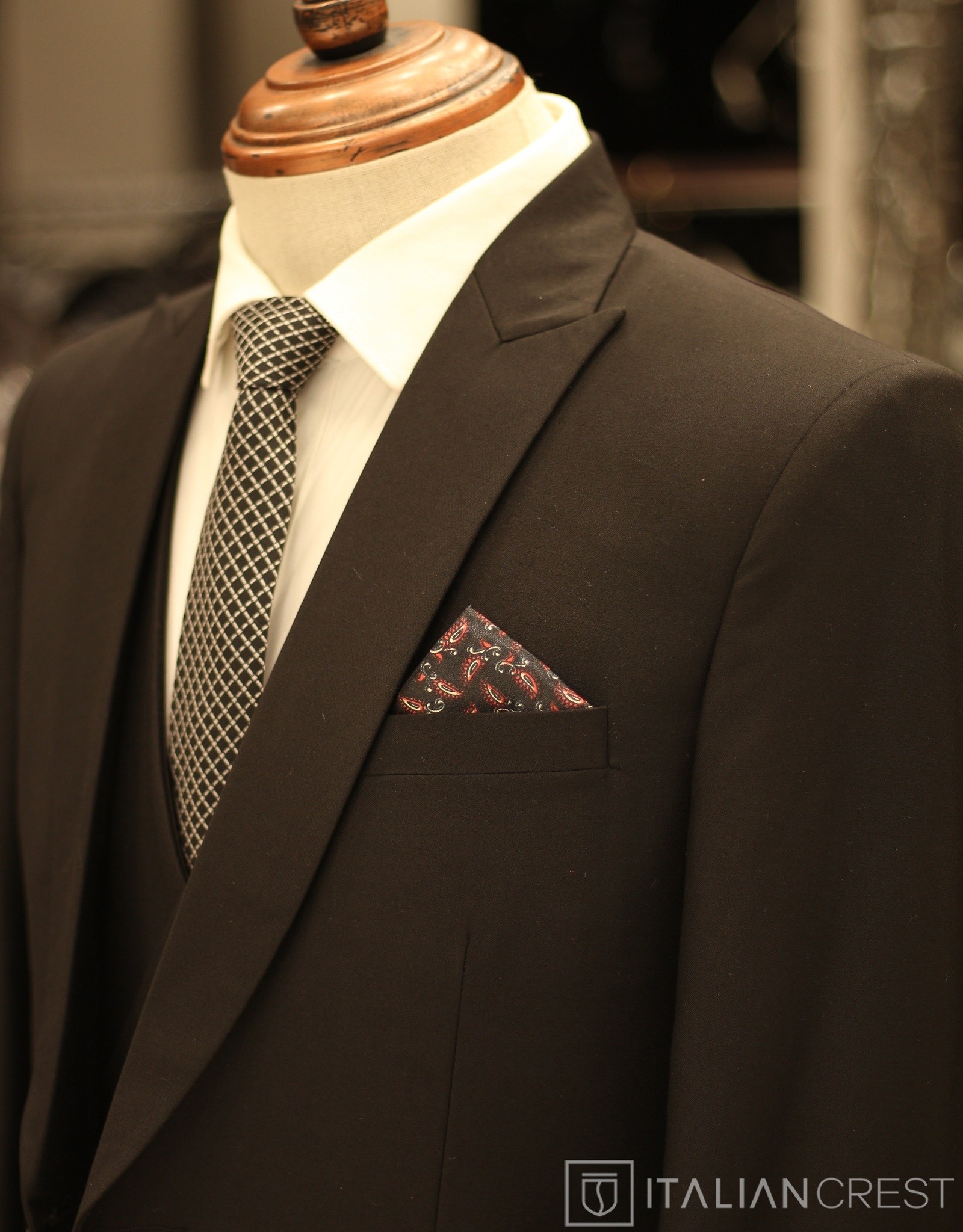 IC17684-3PC PEAK LAPEL SUITS