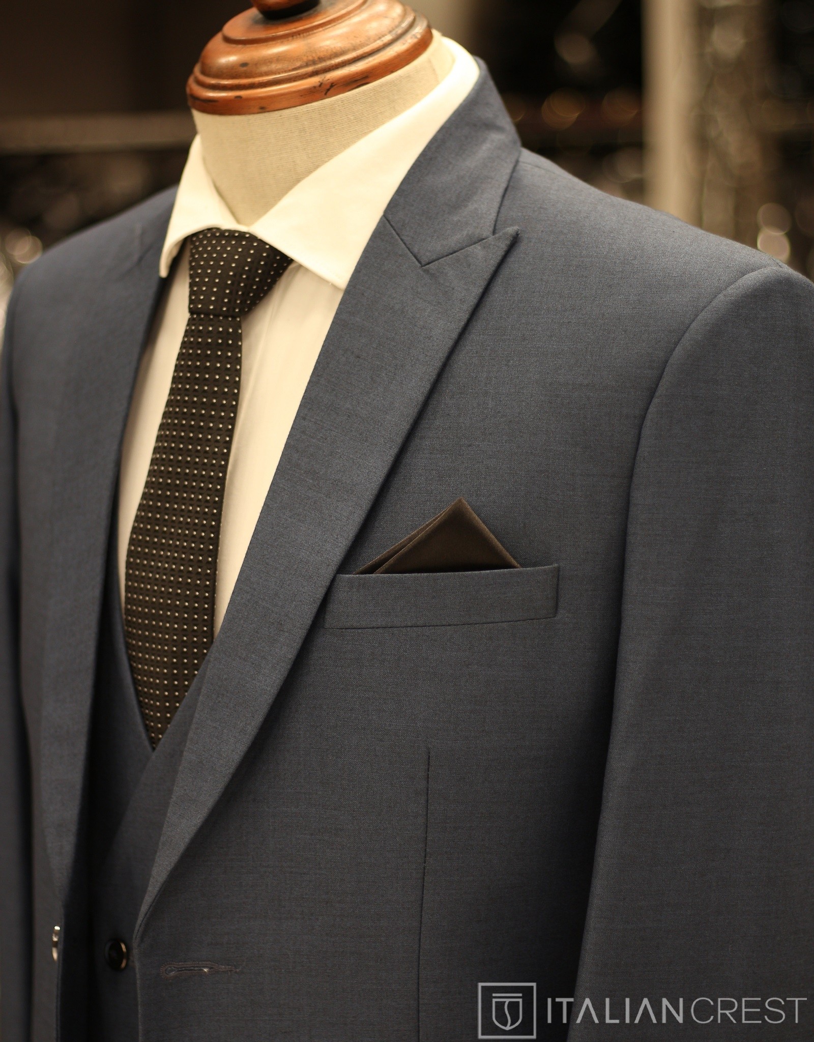 IC17691-3PC PEAK LAPEL SUITS
