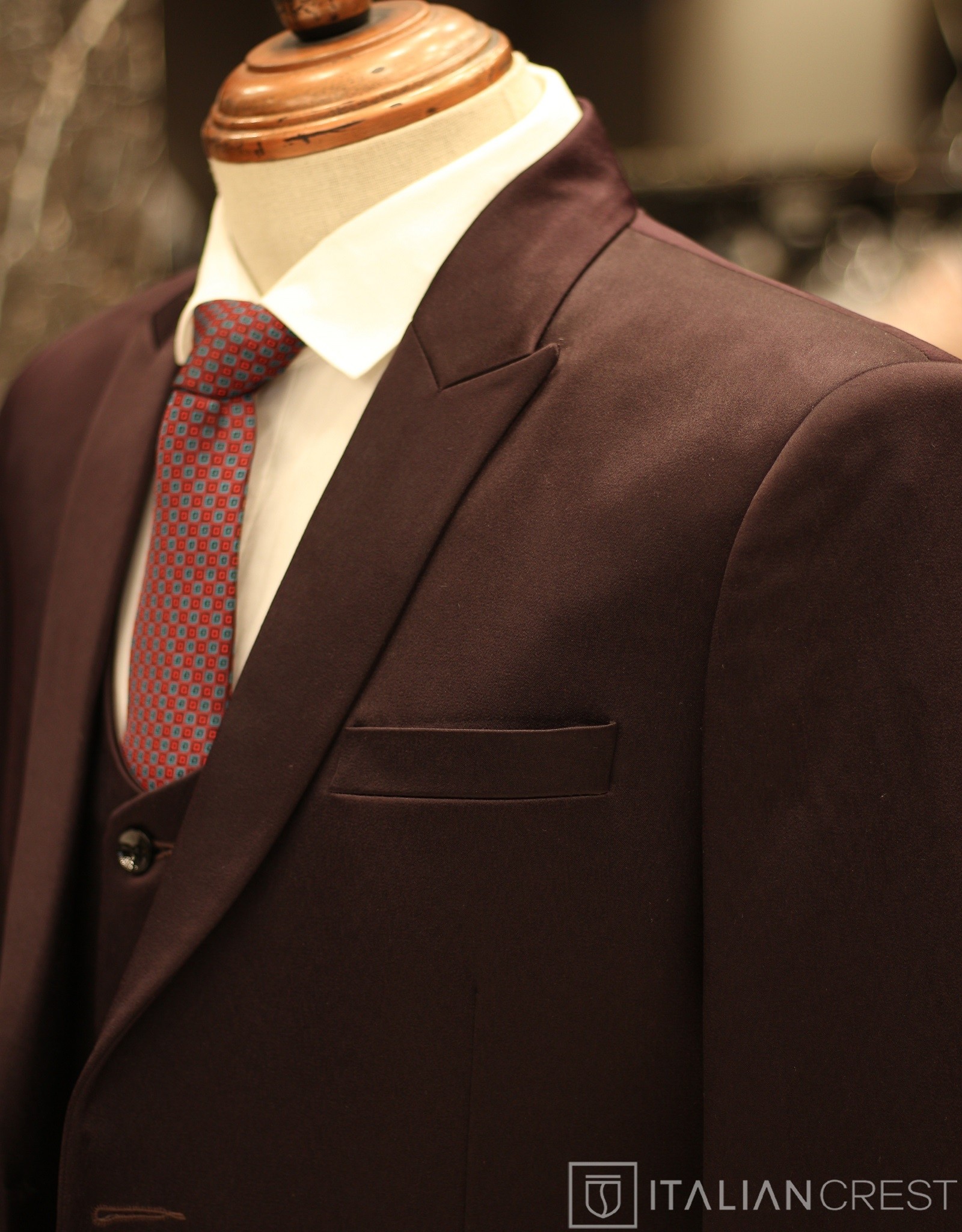 IC17837-3PC PEAK LAPEL SUITS