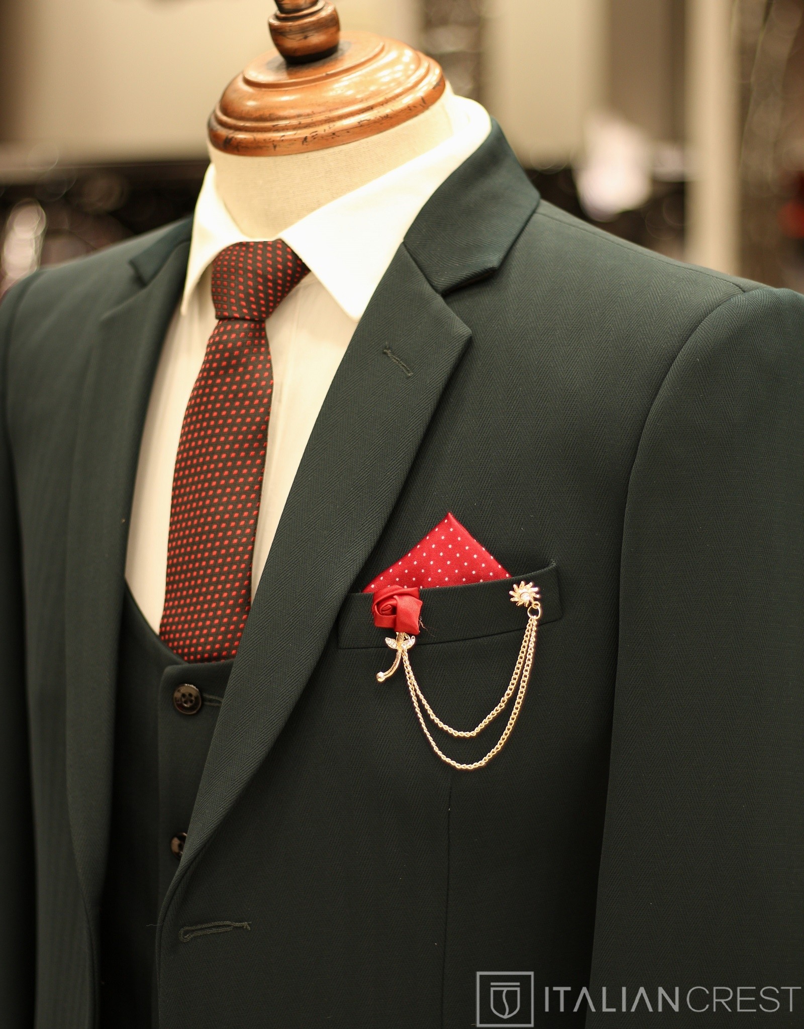 IC17985-3PC NOTCH LAPEL SUITS