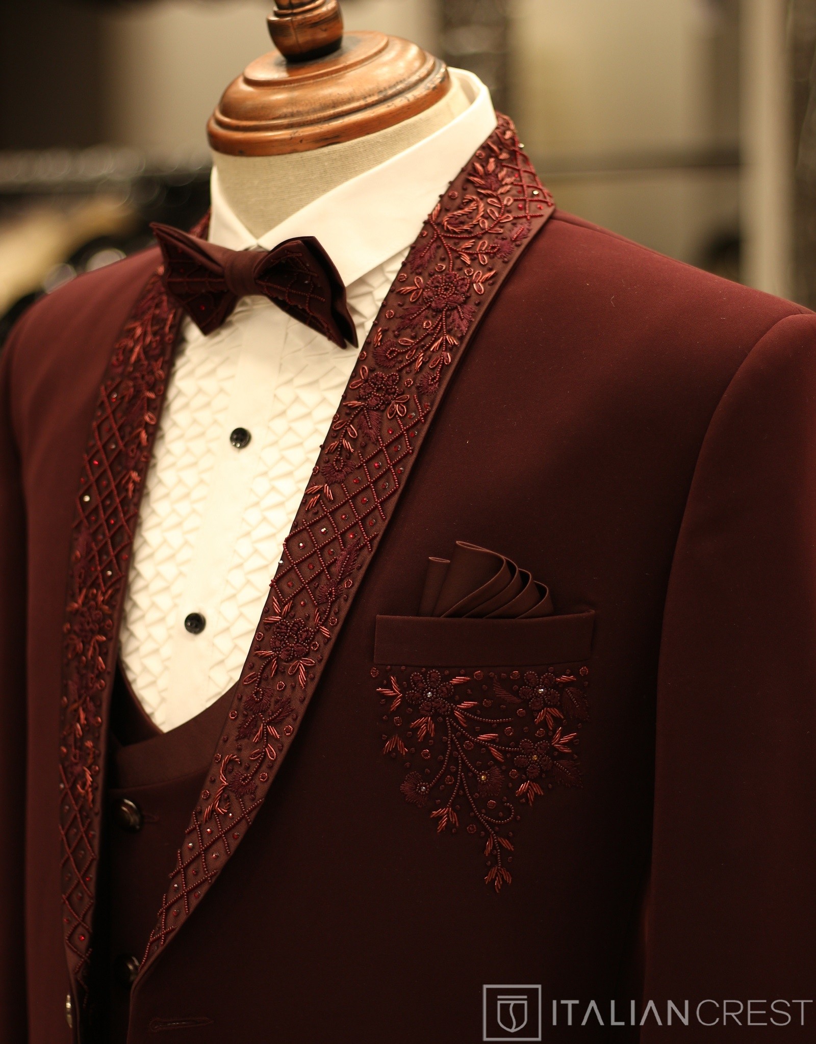 IC2403-5PC WEDDING SUITS