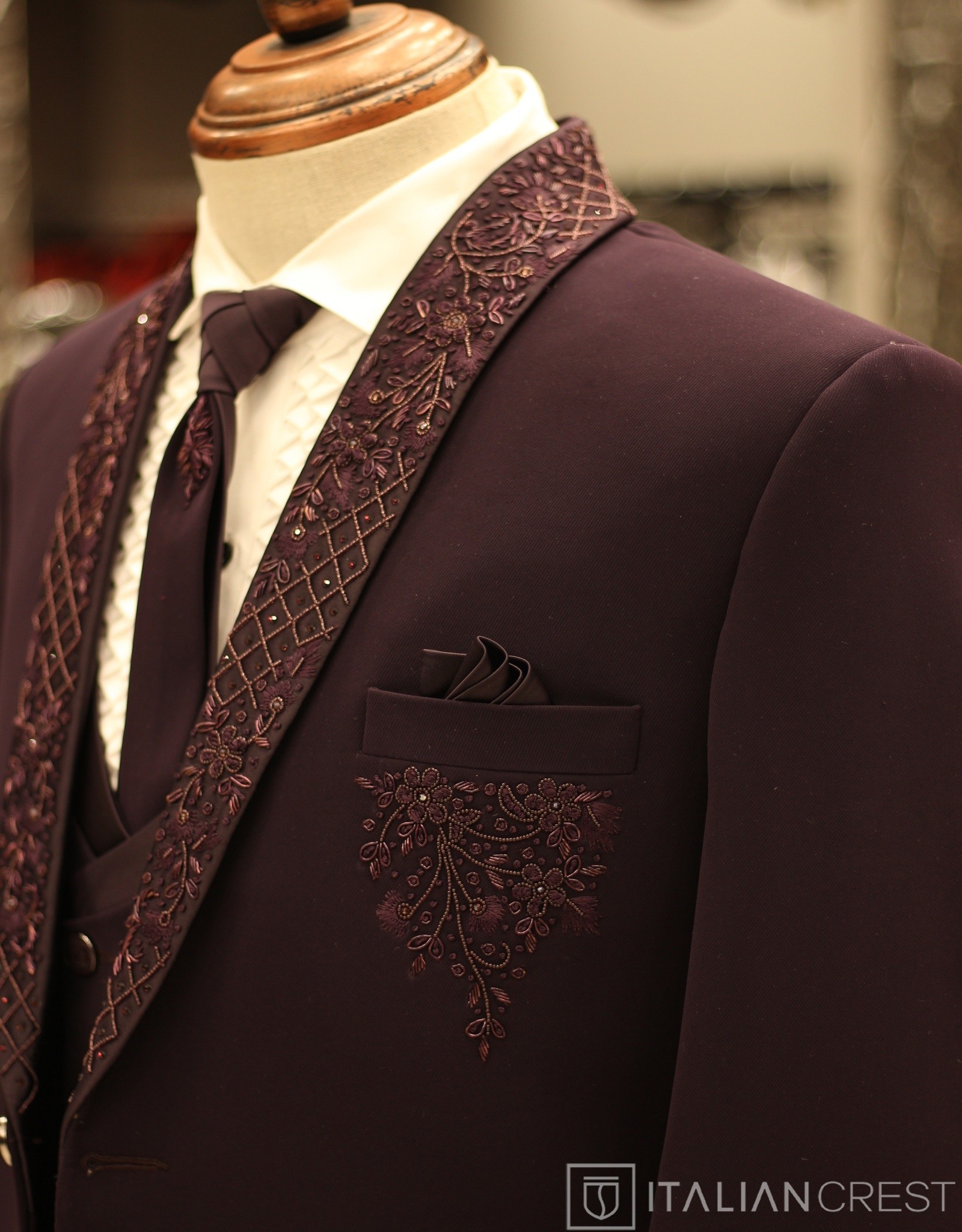 IC2412L-5PC WEDDING SUITS