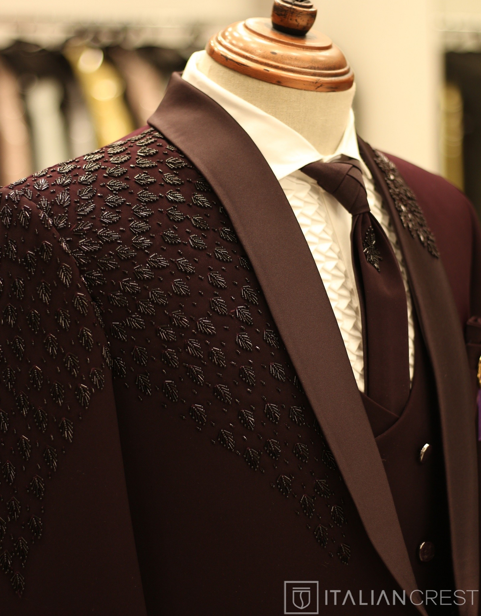 IC2413-5PC WEDDING SUITS