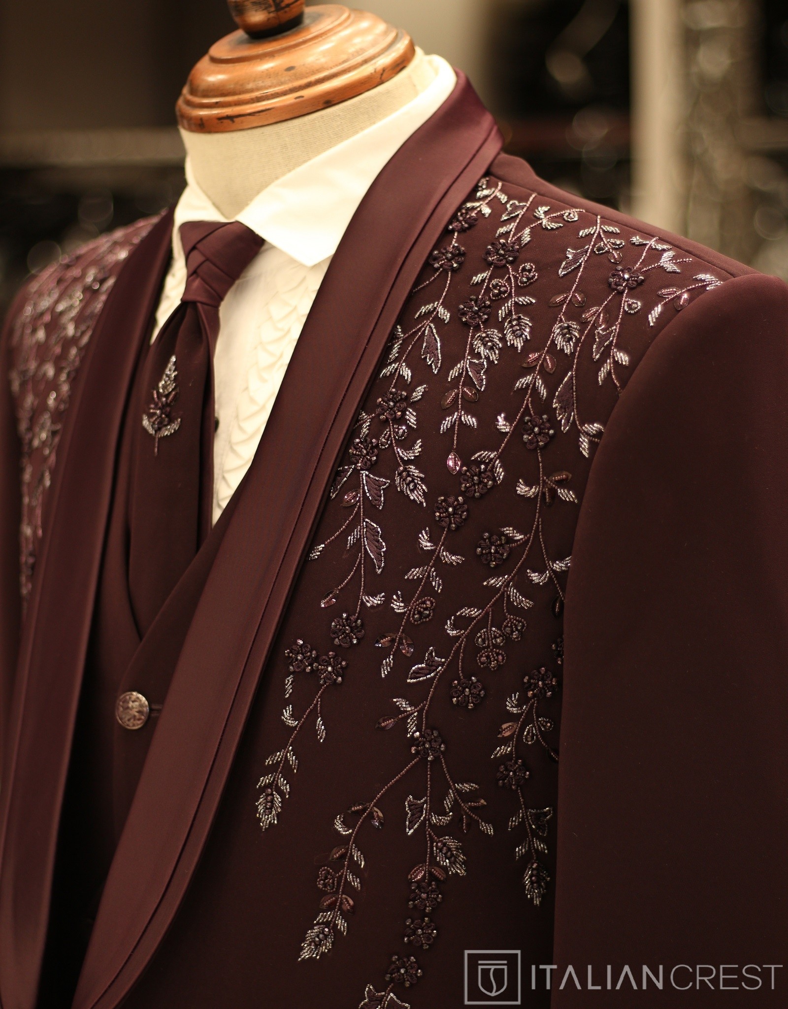 IC2418-5PC WEDDING SUITS