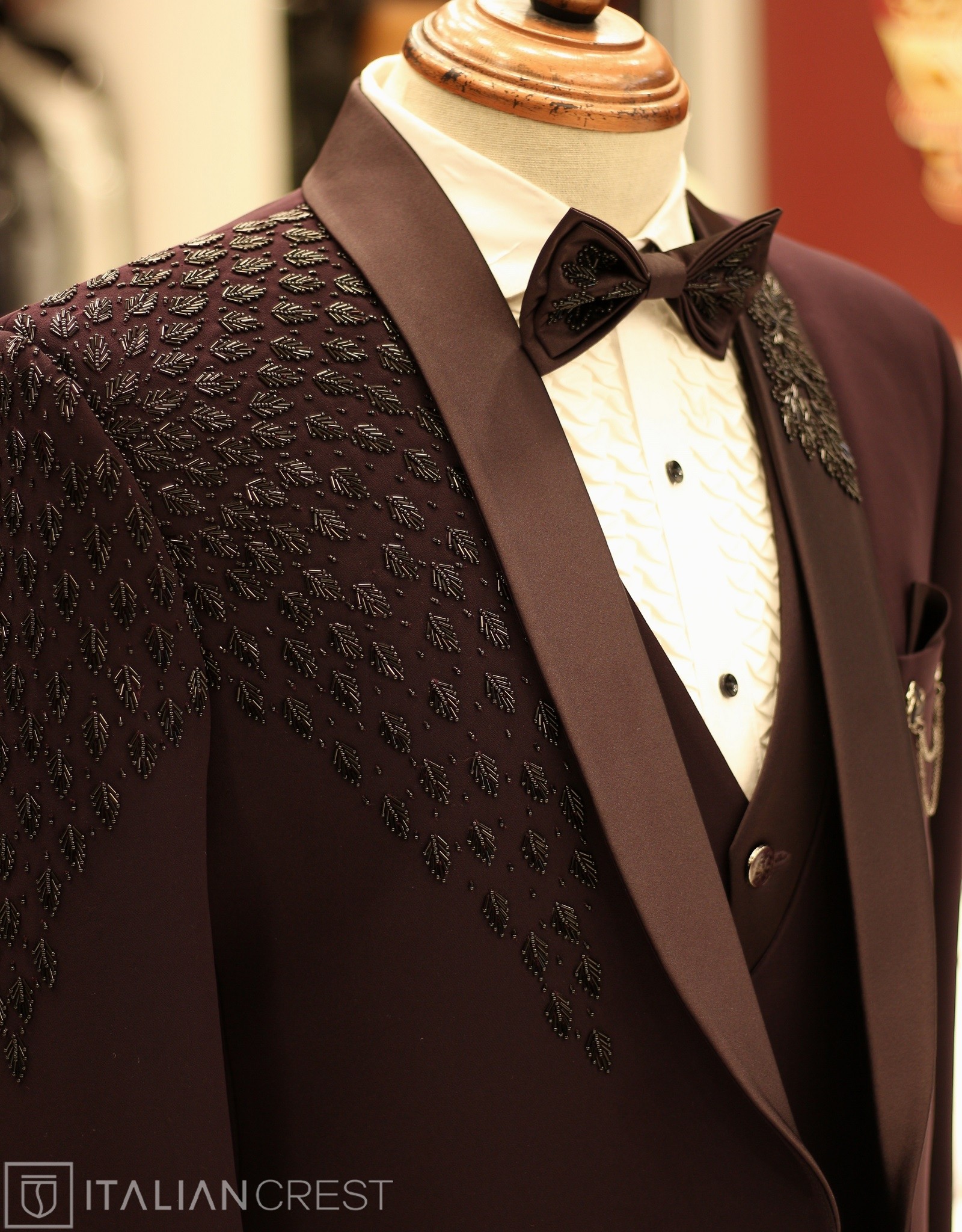 IC2419-5PC WEDDING SUITS