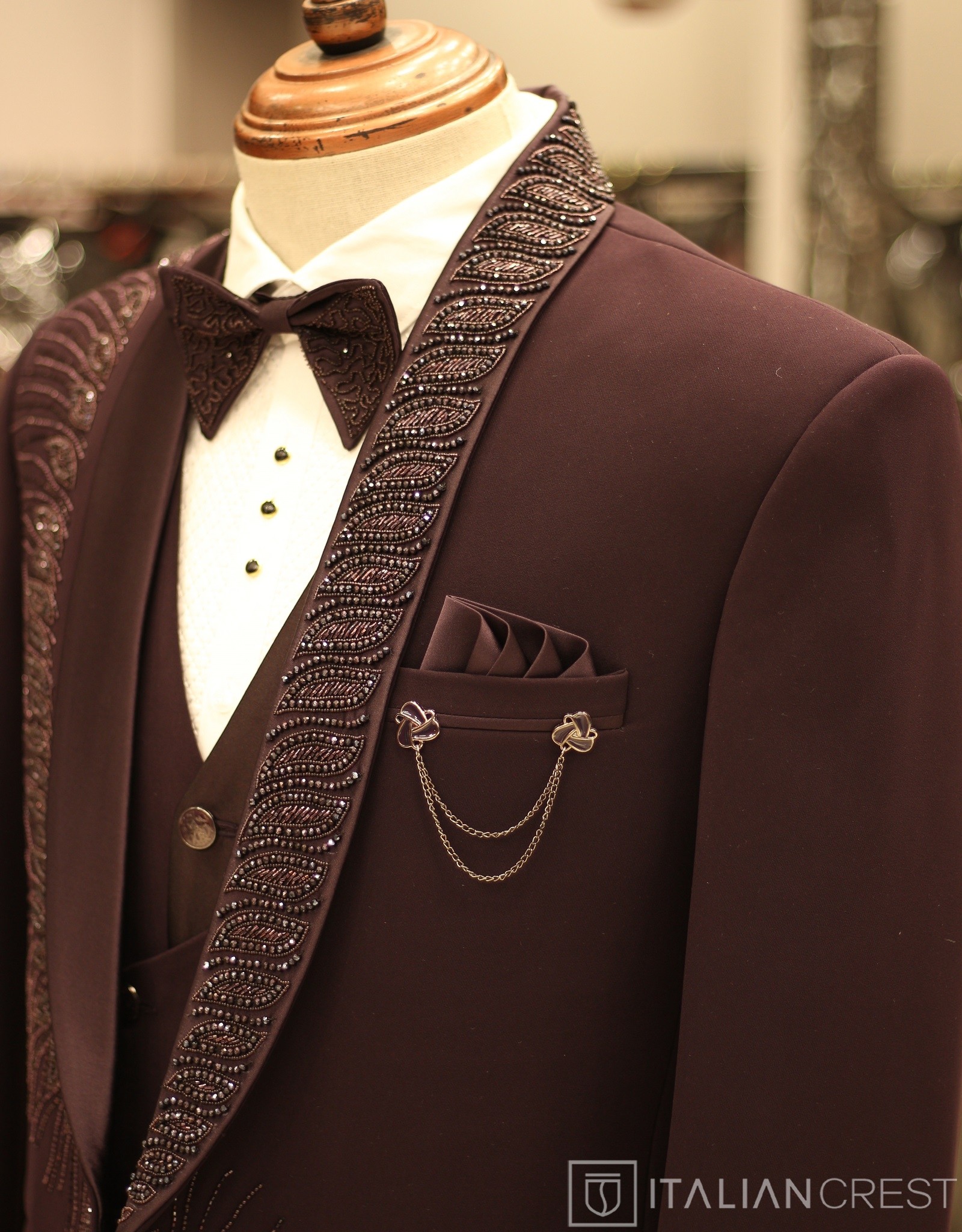 IC2421-5PC WEDDING SUITS
