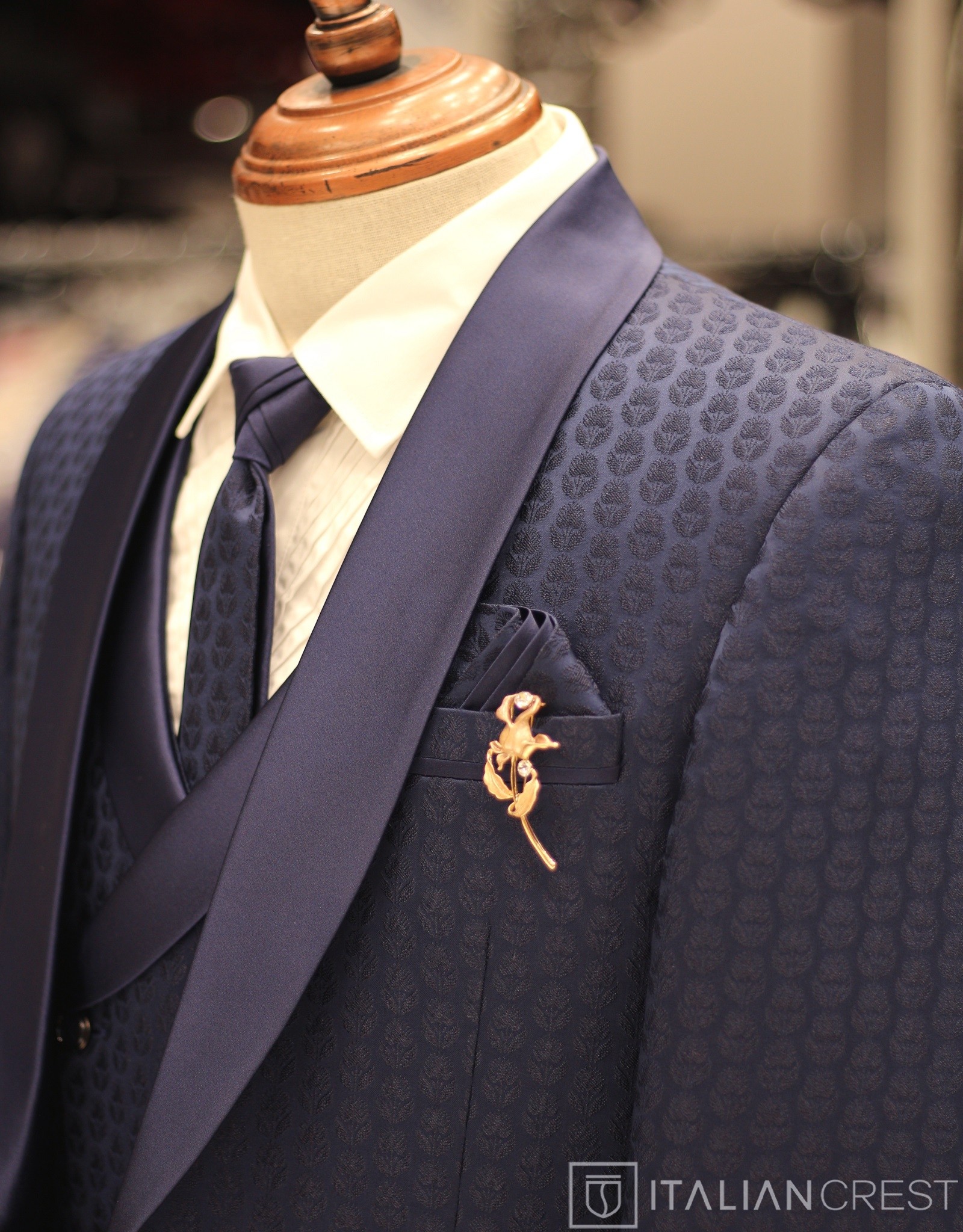 IC2604-5PC WEDDING SUITS