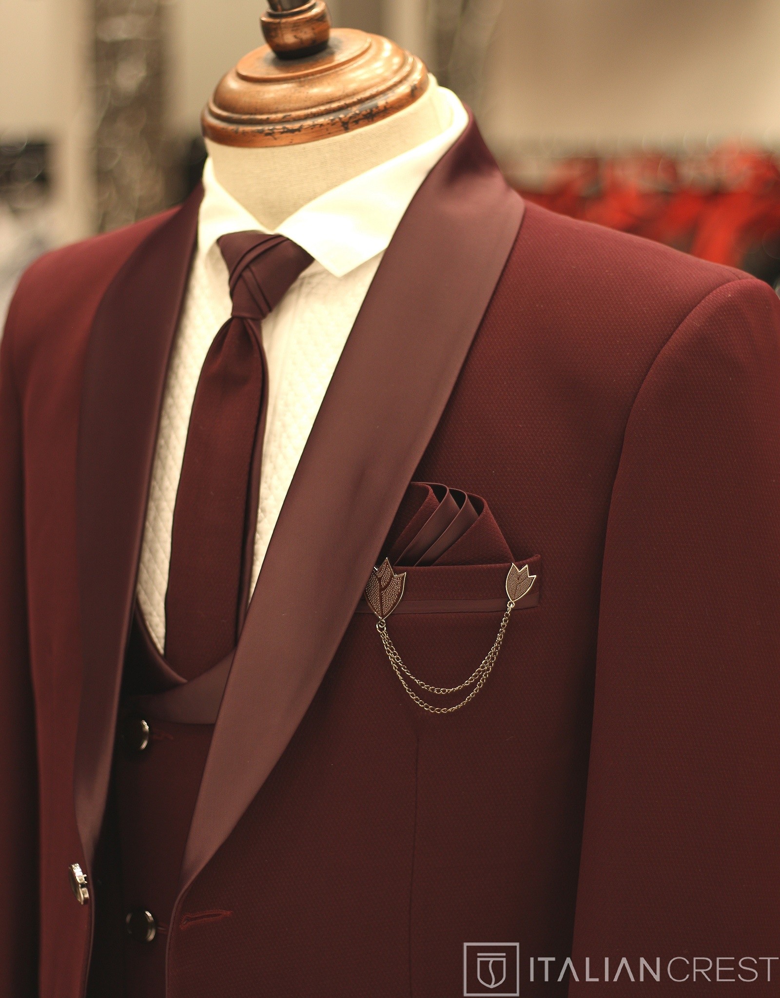IC2666-5PC WEDDING SUITS