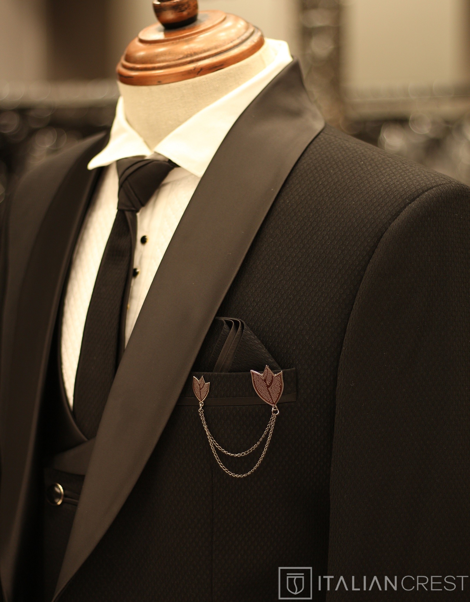 IC2669-5PC WEDDING SUITS