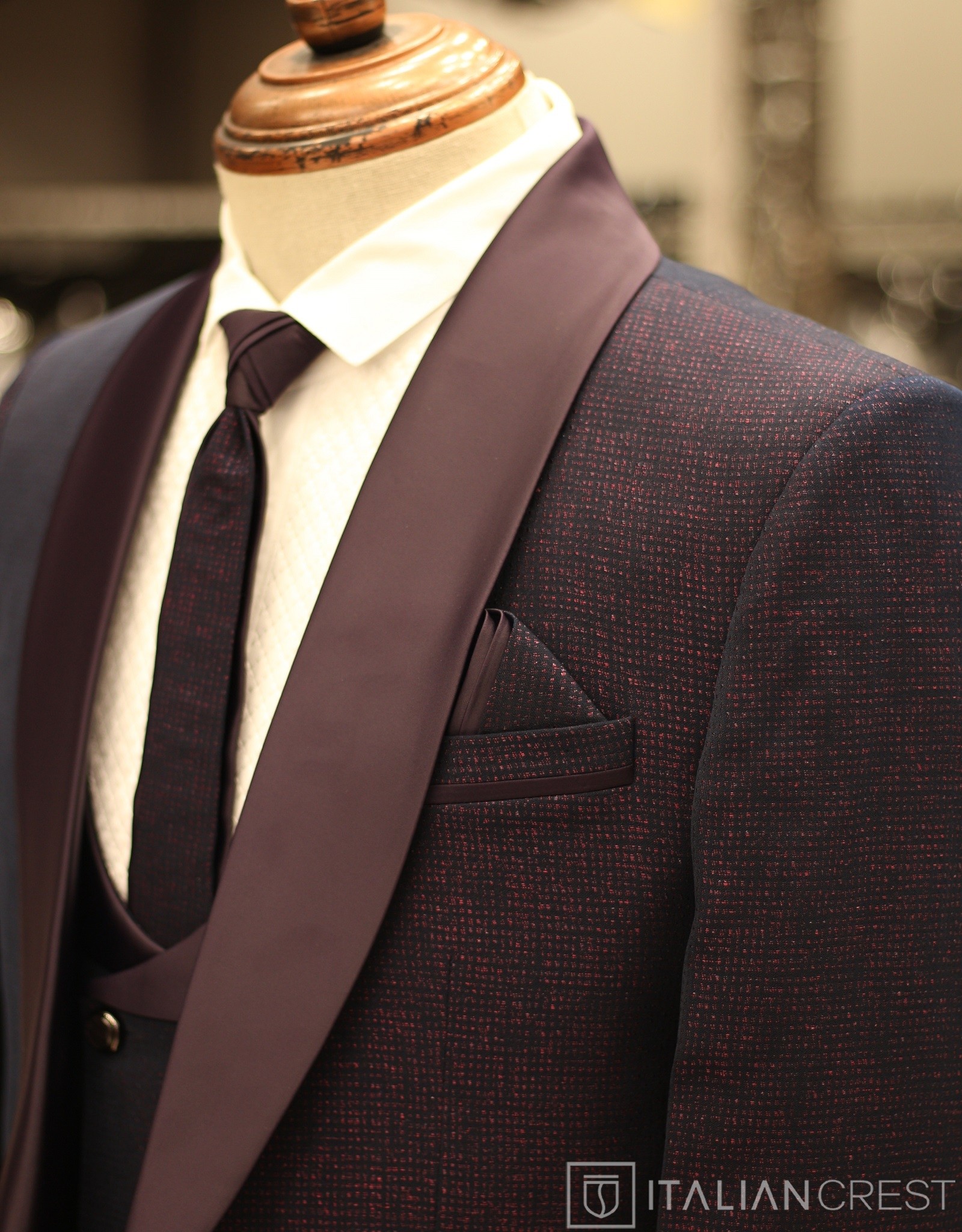 IC2676-5PC WEDDING SUITS