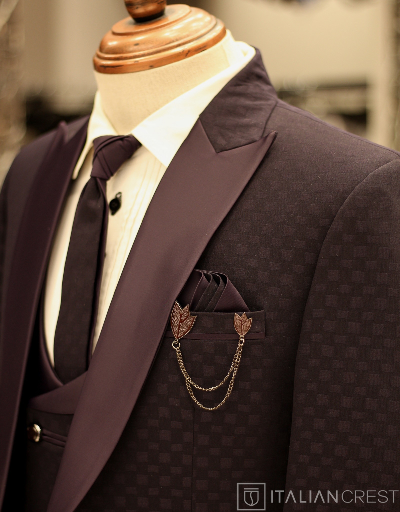 IC2678-5PC WEDDING SUITS