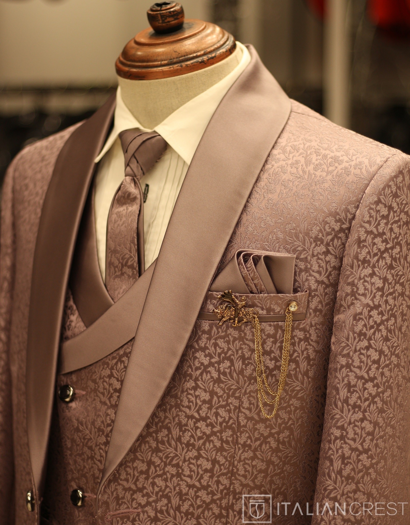 IC2739-5PC WEDDING SUITS