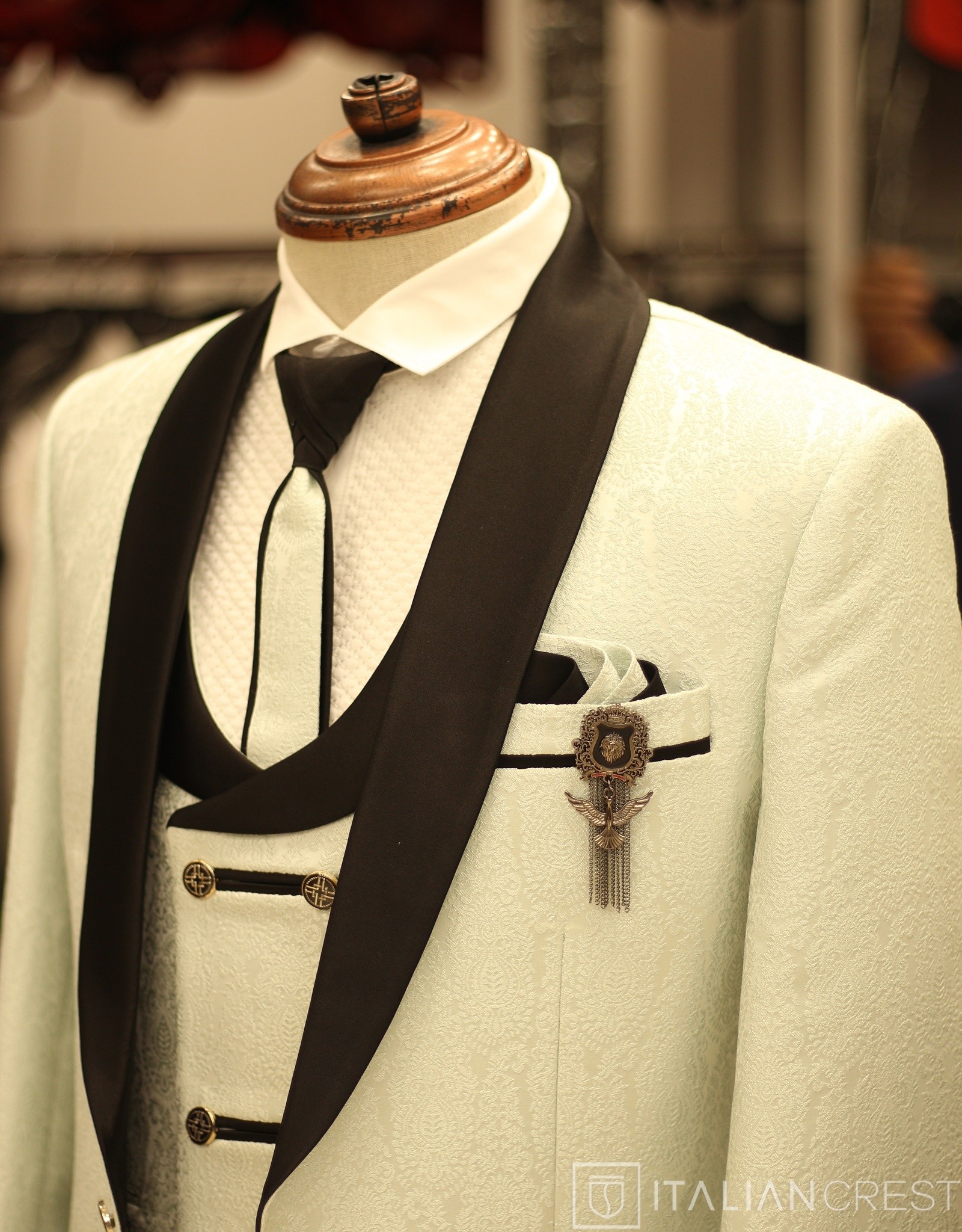 IC2743-5PC WEDDING SUITS
